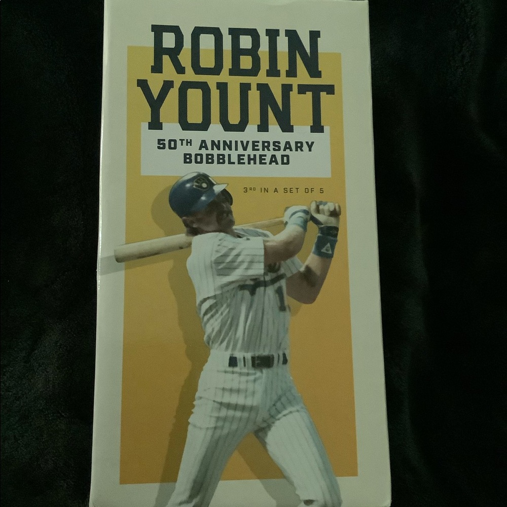 Bobblehead Robin Yount 50 Anniversary